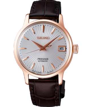 Seiko Presage SRP852J1 Watch Women Brown 33,8mm