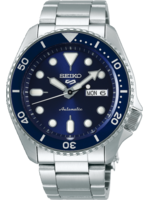 Seiko 5 Sports SRPD51K1 Horloge Heren Zilverkleurig 42,5mm