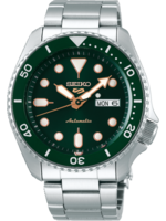 Seiko 5 Sports SRPD63K1 Horloge Heren Zilverkleurig 42,5mm
