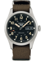 Seiko 5 Sports SRPJ85K1 Watch Men Green 36mm