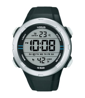 R2301QX9 Uhr Herren Schwarz 46mm