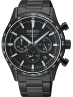 Seiko SSB415P1 Horloge Heren Zwart 43mm