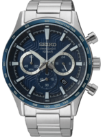 Seiko SSB445P1 Horloge Heren Zilverkleurig 43mm