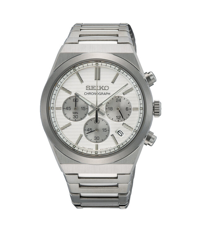 Seiko SSB451P1 8T63 40 mm Wit Herenhorloge