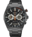 Seiko SSB399P1 8T63 41 mm Zwart Herenhorloge