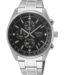 Seiko SSB379P1 8T67 41,5 mm Zwart Herenhorloge