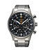 Seiko SSB447P1 8T63 43 mm Zwart Herenhorloge