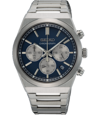 SSB453P1 40 mm blue men's watch