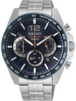 Seiko SSB345P1 Uhr Herren silberfarben 43,9mm