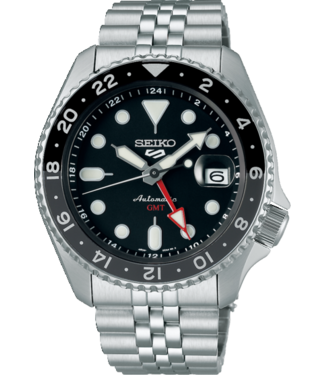 5 Sports SSK001K1 4R34 42,5 mm Zwart Herenhorloge