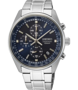Seiko SSB377P1 Watch Men Silver-tone 41,5mm