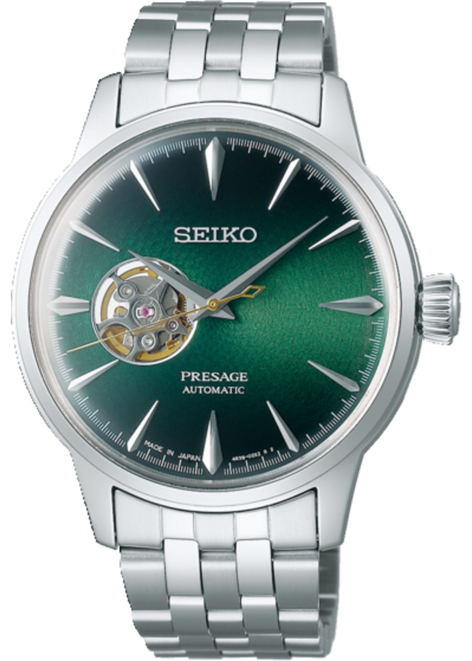 Seiko Presage SSA441J1 Uhr Herren silberfarben 40,5mm