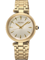 Seiko SRZ554P1 Horloge Dames Goudkleurig 30mm