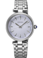 Seiko SRZ553P1 Horloge Dames Zilverkleurig 30mm