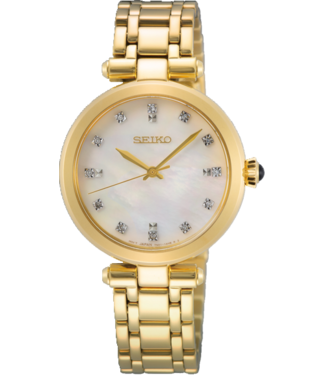 Seiko SRZ536P1 Watch Women Gold-tone 30mm