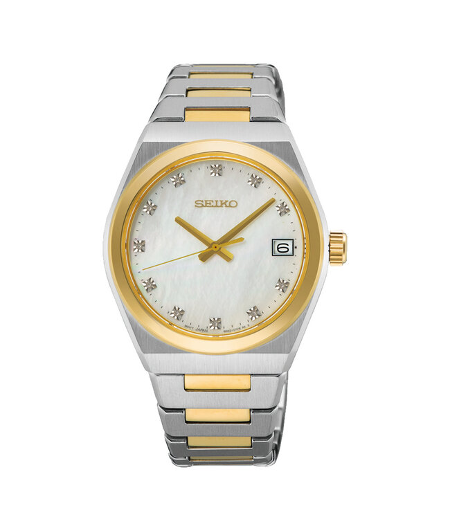 Seiko SUR604P1 6N42 34,00 mm Wit Dameshorloge