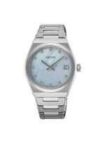 Seiko SUR603P1 Horloge Dames Zilverkleurig 34mm