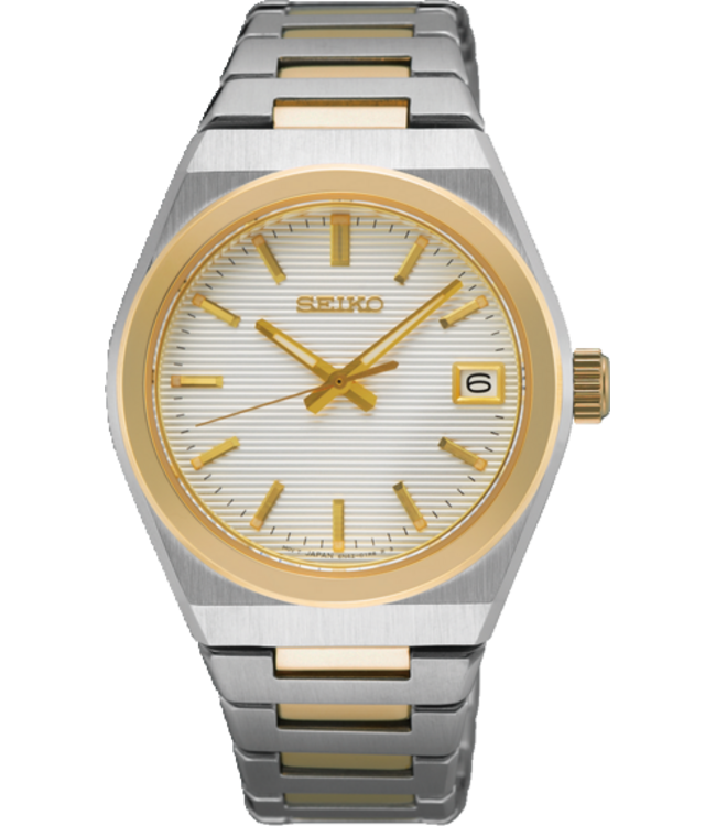Seiko SUR578P1 - 34 mm Wit