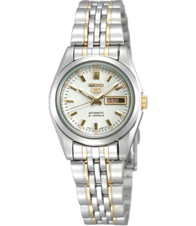 Seiko 5 SYMA35K1 4207 24 mm Wit Dameshorloge
