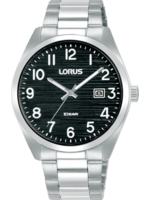 Lorus Horloge RH905RX9 Horloge Heren Zilverkleurig 39mm