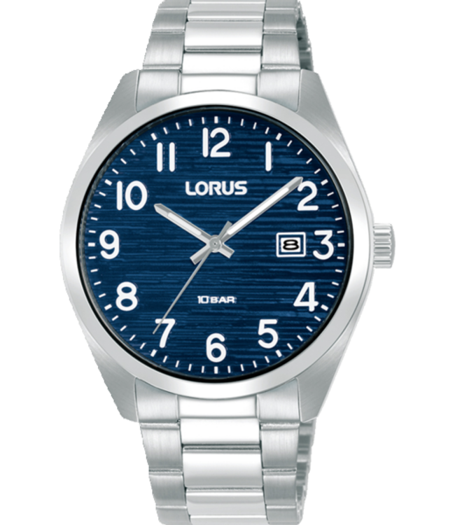 Lorus Herenhorloge 39 mm Zilverkleurig RH907RX9