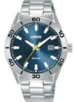 Lorus Horloge RH967PX9 Horloge Heren Zilverkleurig 40mm