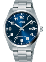 Lorus Horloge RH975JX5 Horloge Heren Zilverkleurig 39,5mm
