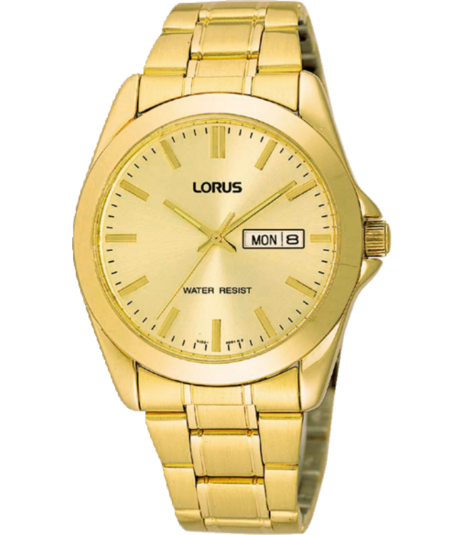 Lorus RJ608AX9 Uhr Herren goldfarben 37mm