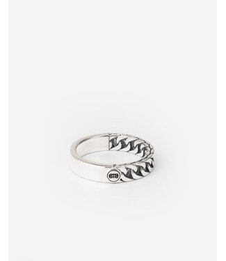 Buddha to Buddha Esther Small Dual Ring Silber