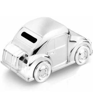 Zilverstad Spaarpot Auto zilver kleur