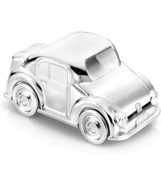 Zilverstad Car Money Box – Silver Coloured Savings Bank for Children