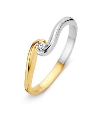 Excellent Excellent Ring bicolor zirkonia RH426584