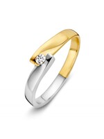 Excellent Ring bicolor zirkonia RH426585