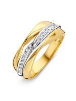 Excellent Ring two-tone zirconia