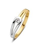 Excellent Ring bicolor zirkonia RE426880