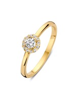 Excellent Ring geelgoud zirkonia RH128031