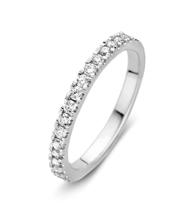 Excellent Ring witgoud briljant ( half )