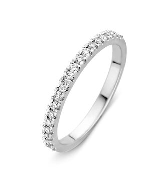 Excellent Ring white gold briljant ( half )