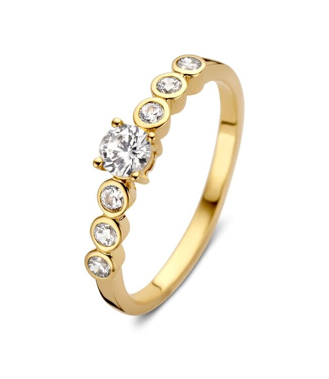 Ring geelgoud zirkonia RH127365