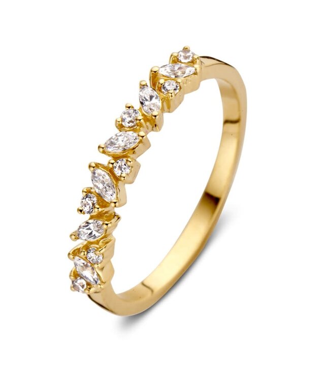Excellent Ring gelbgold zirkonia