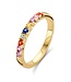 Excellent Ring yellow gold sapphire