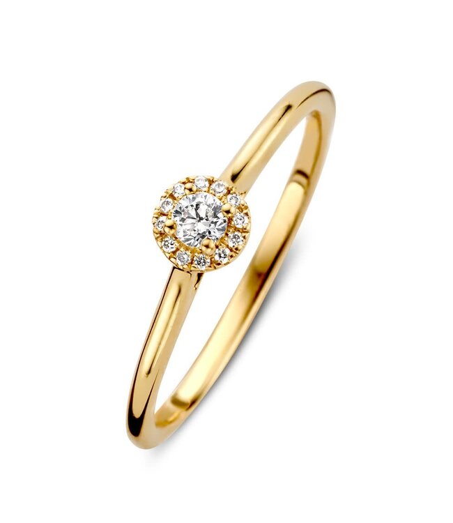 Excellent Ring geelgoud diamant