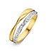 Excellent Ring two-tone zirconia