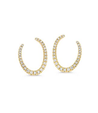 Excellent Stud Earrings yellow gold