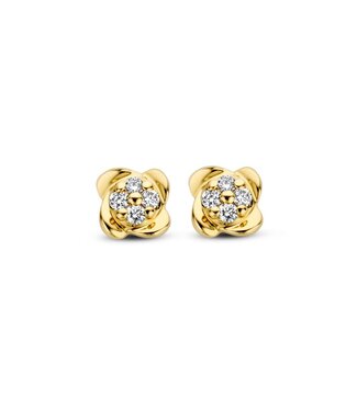 Excellent Stud Earrings yellow gold
