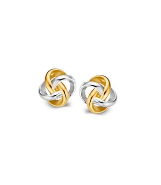 Excellent Excellent Stud Earrings two-tone