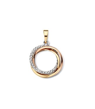 Excellent Pendant tricolor zirconia
