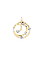 Excellent Hanger geelgoud zirkonia HB127856