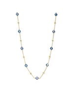 Excellent Necklace yellow gold zirconia
