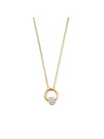 Excellent Collier geelgoud zirkonia CE127505